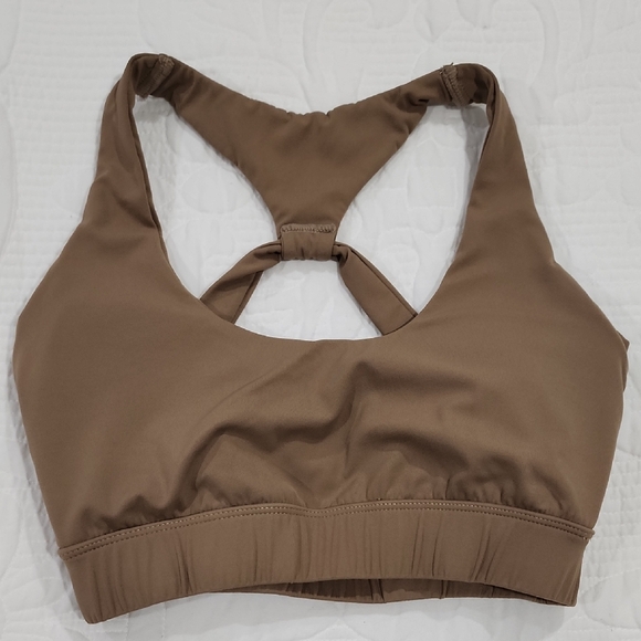 SHEIN Brown Sports Bra - Picture 1 of 2